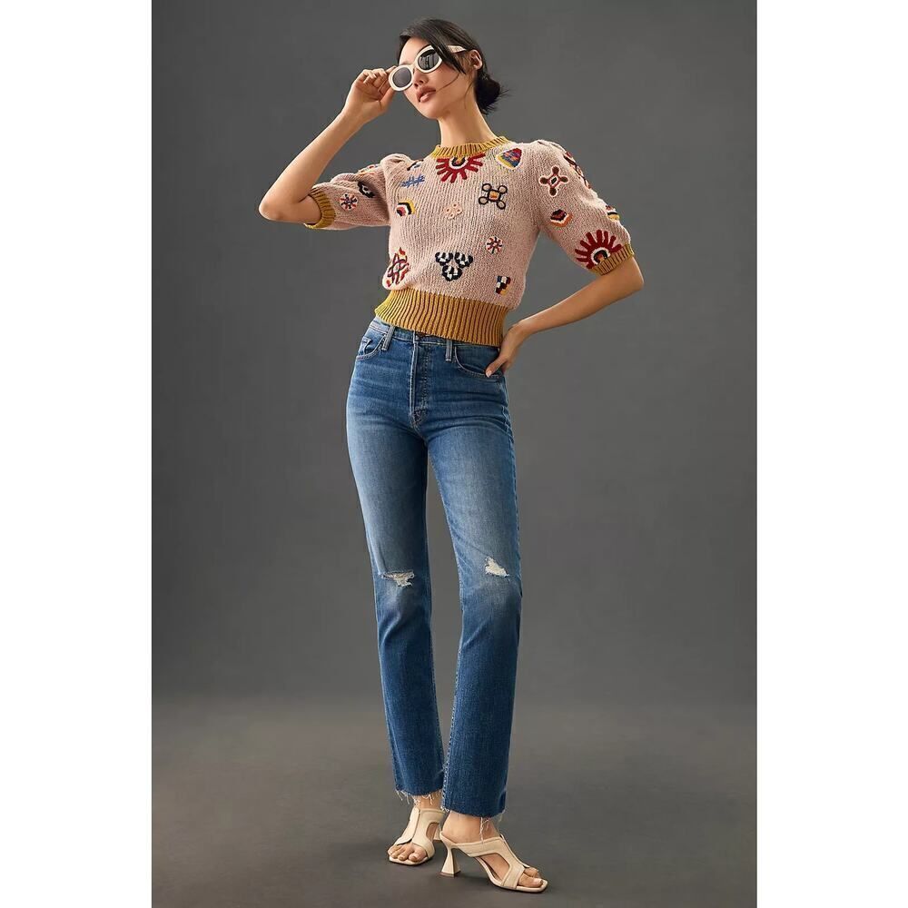 Mother Denim Tomcat Ankle Fray, Globe Trotter 26”